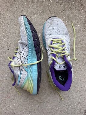 ASICS Gel-Excite 8 Women’s Running Shoes | Gray Aqua Purple
